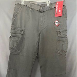 MENS UNIONBAY CARGO GRAY PANTS BRAND NEW SIZE 38X30